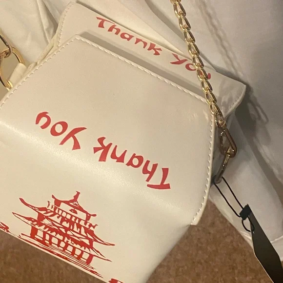 White Asian Themed T-Shirt Dress - Picture 2 of 16